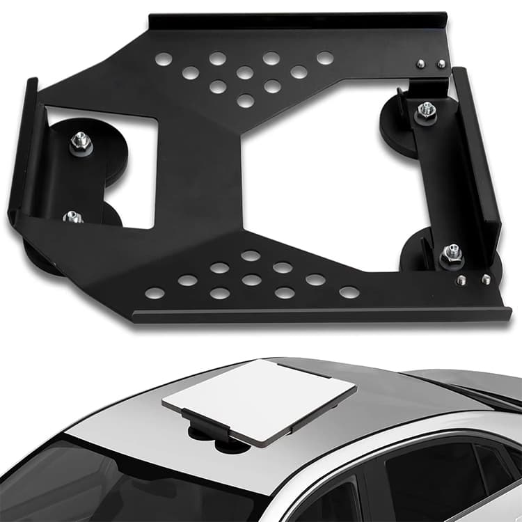 Starlink vehicle roof suction mount