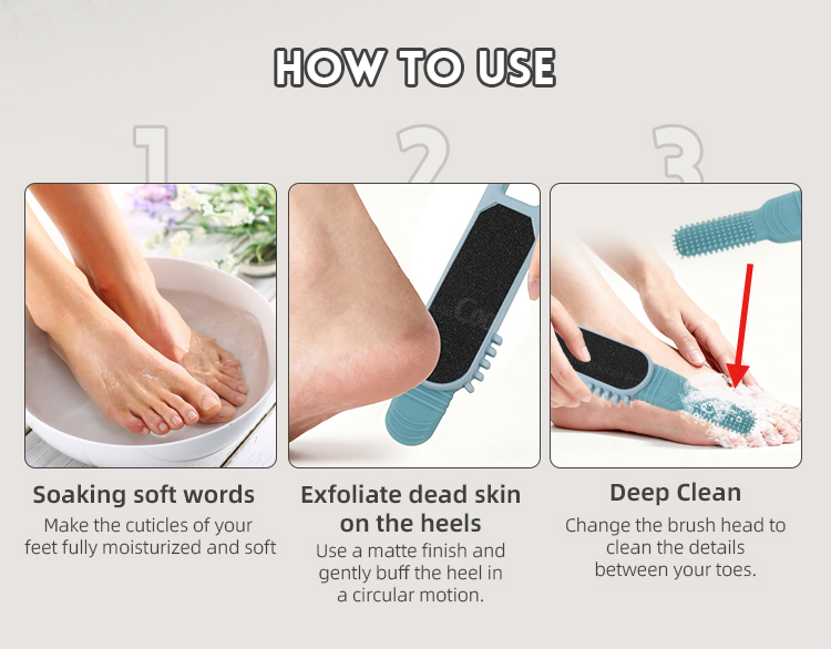 Silicone Toe Cleaning Brush for Gentle Foot Care | OEM Available