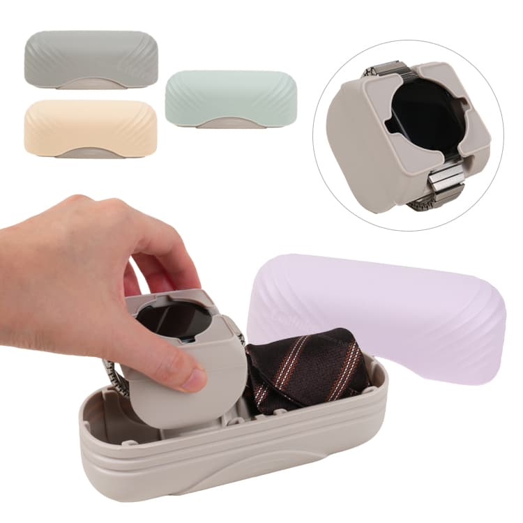 Silicone watch storage case with multiple color options