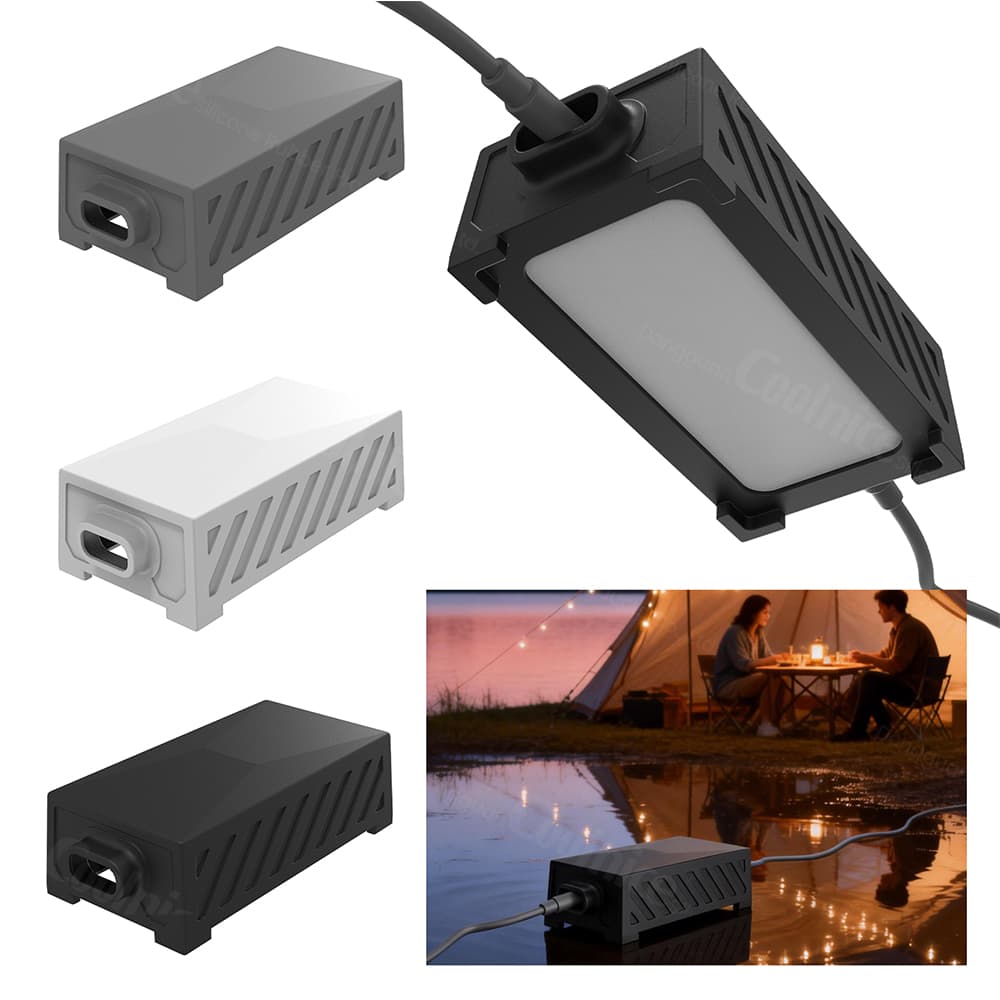 Starlink power adapter protective case camping outdoor setup