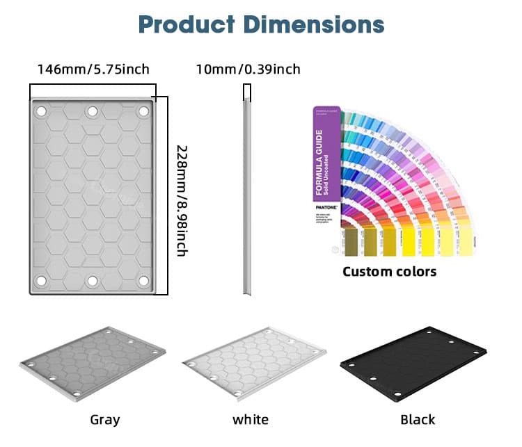 Starlink silicone mounting pad dimensions and custom color options