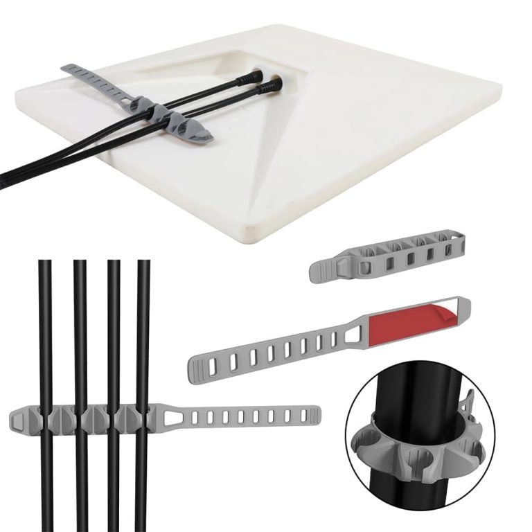 Starlink cable organizer with strong adhesive backing installation