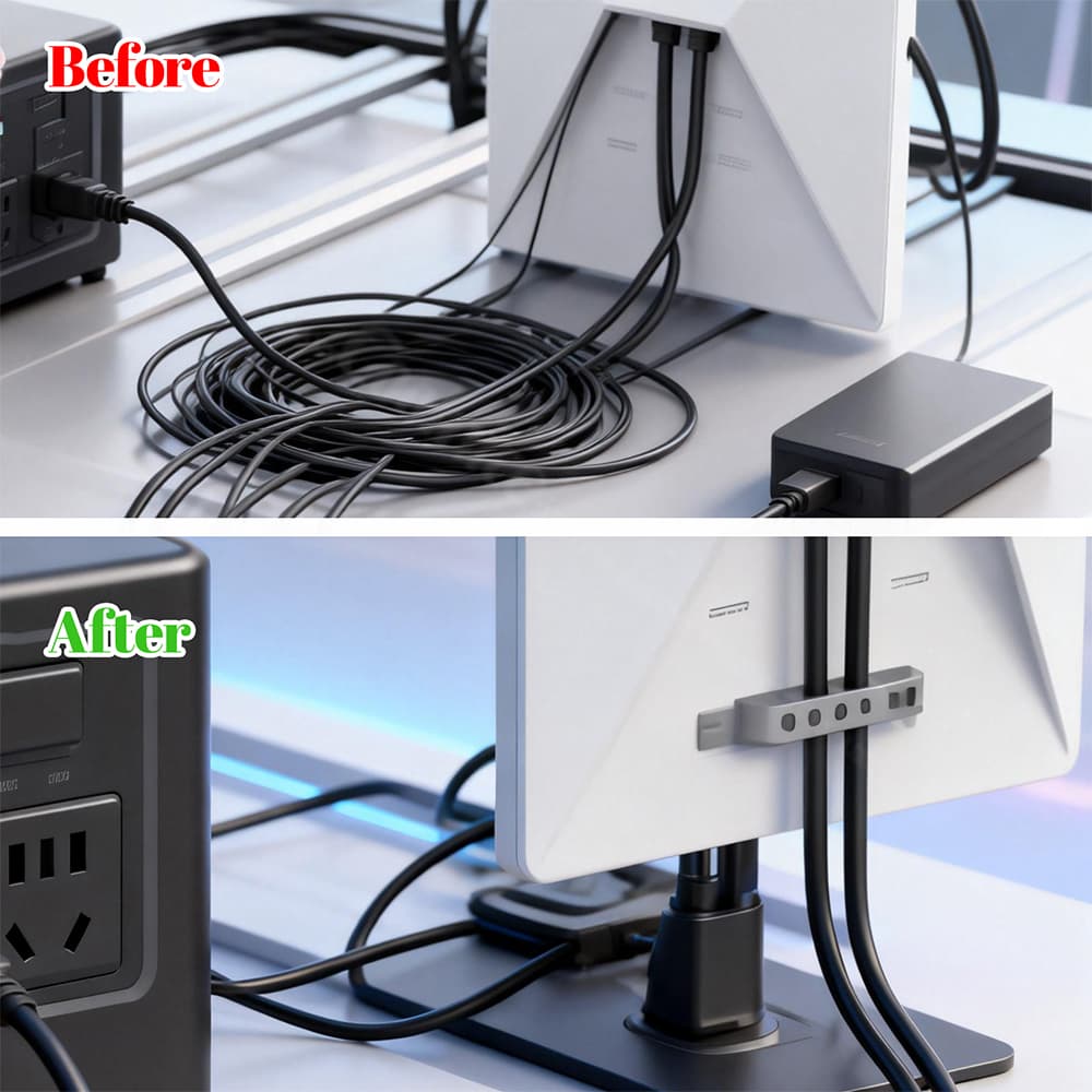 Starlink silicone cable organizer color options