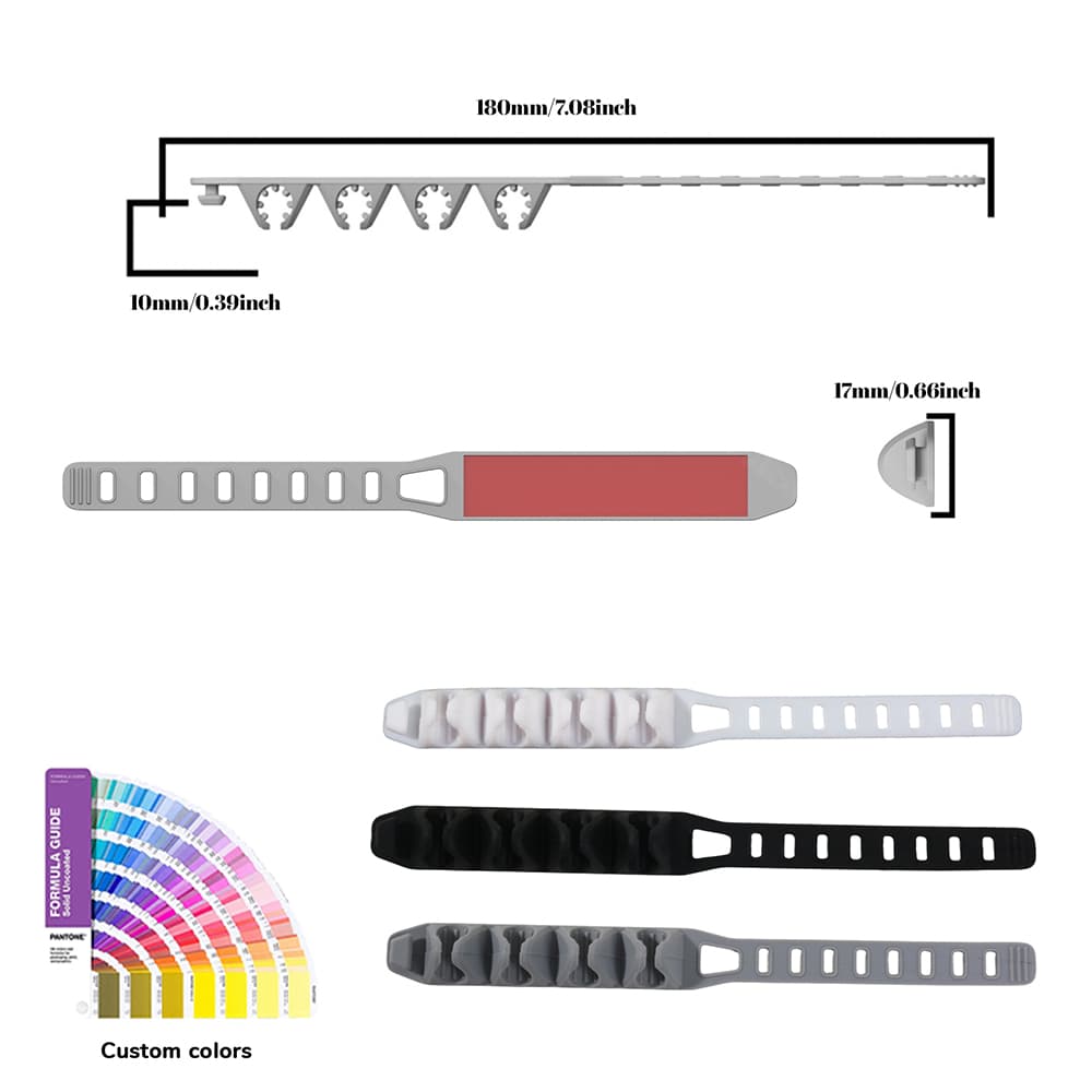 Before and after Starlink cable organization comparison