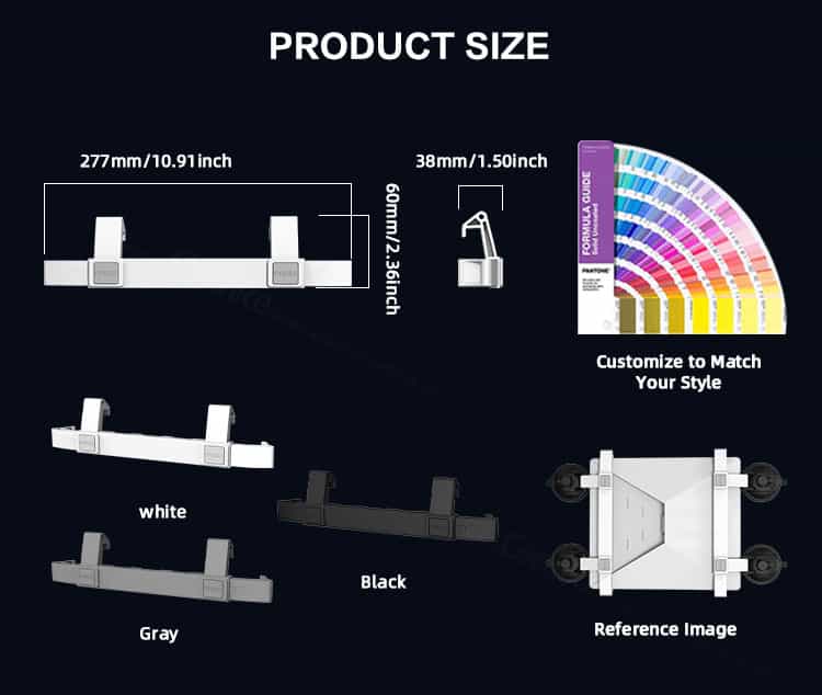 Adjustable Starlink suction mount size and color options