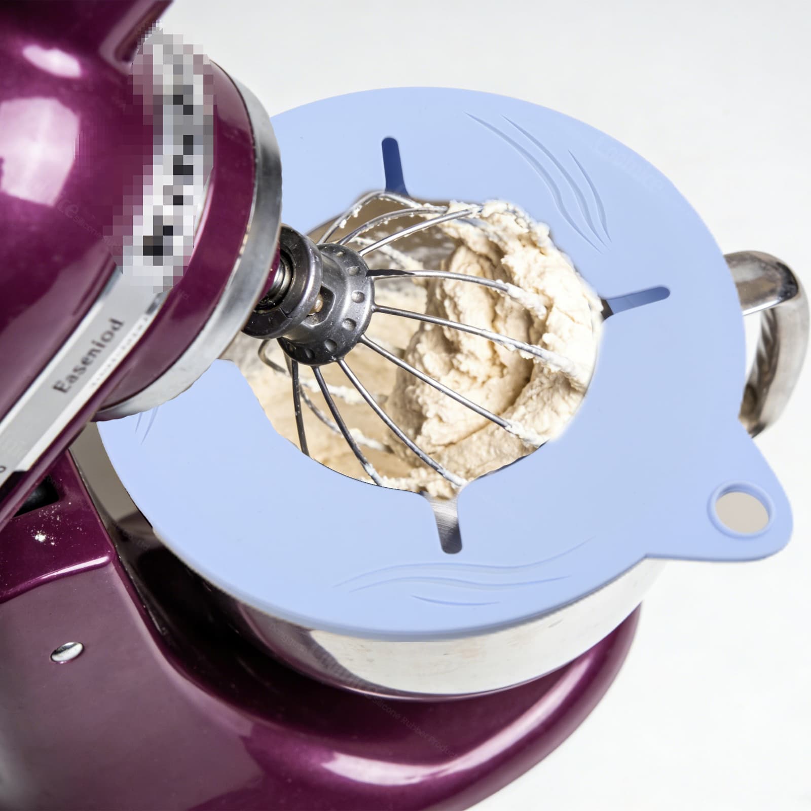 Silicone stand mixer splash guard product and application scene