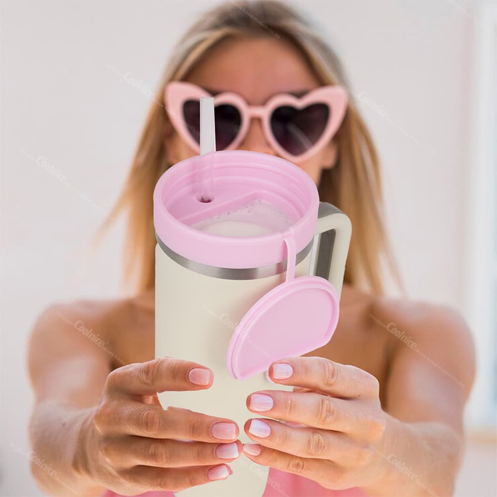 tumbler ice cream container close up design