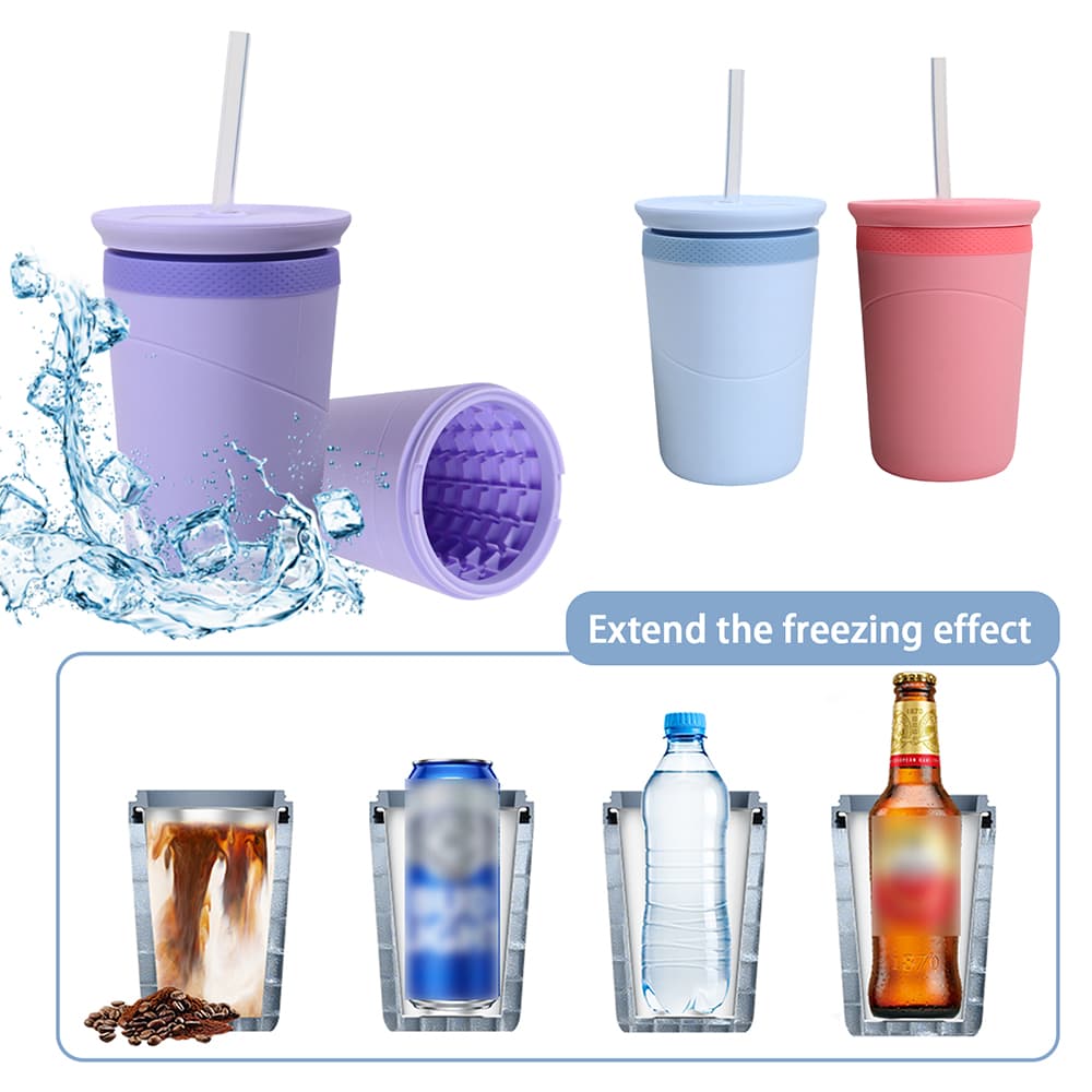 homemade ice cubes cooling cup design