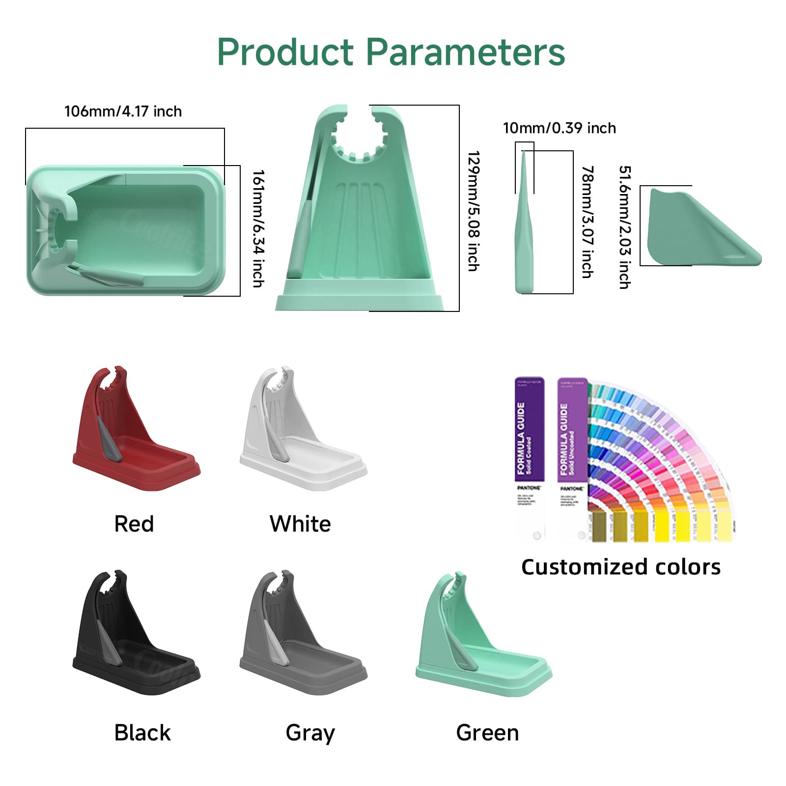 KitchenAid mixer attachment holder stand organizer with drip tray