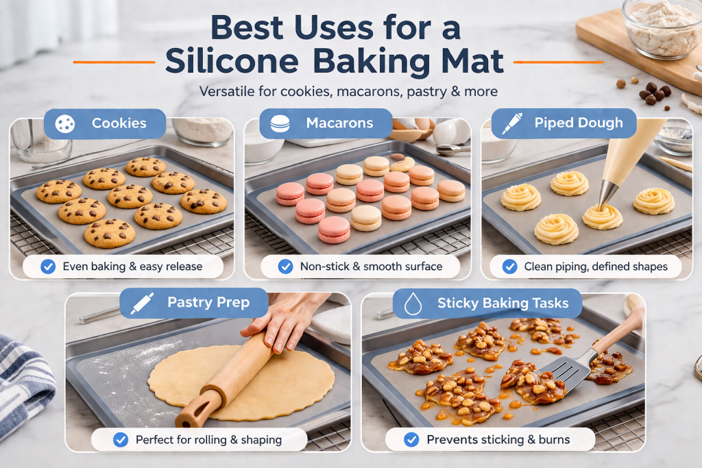 best uses for a silicone baking mat