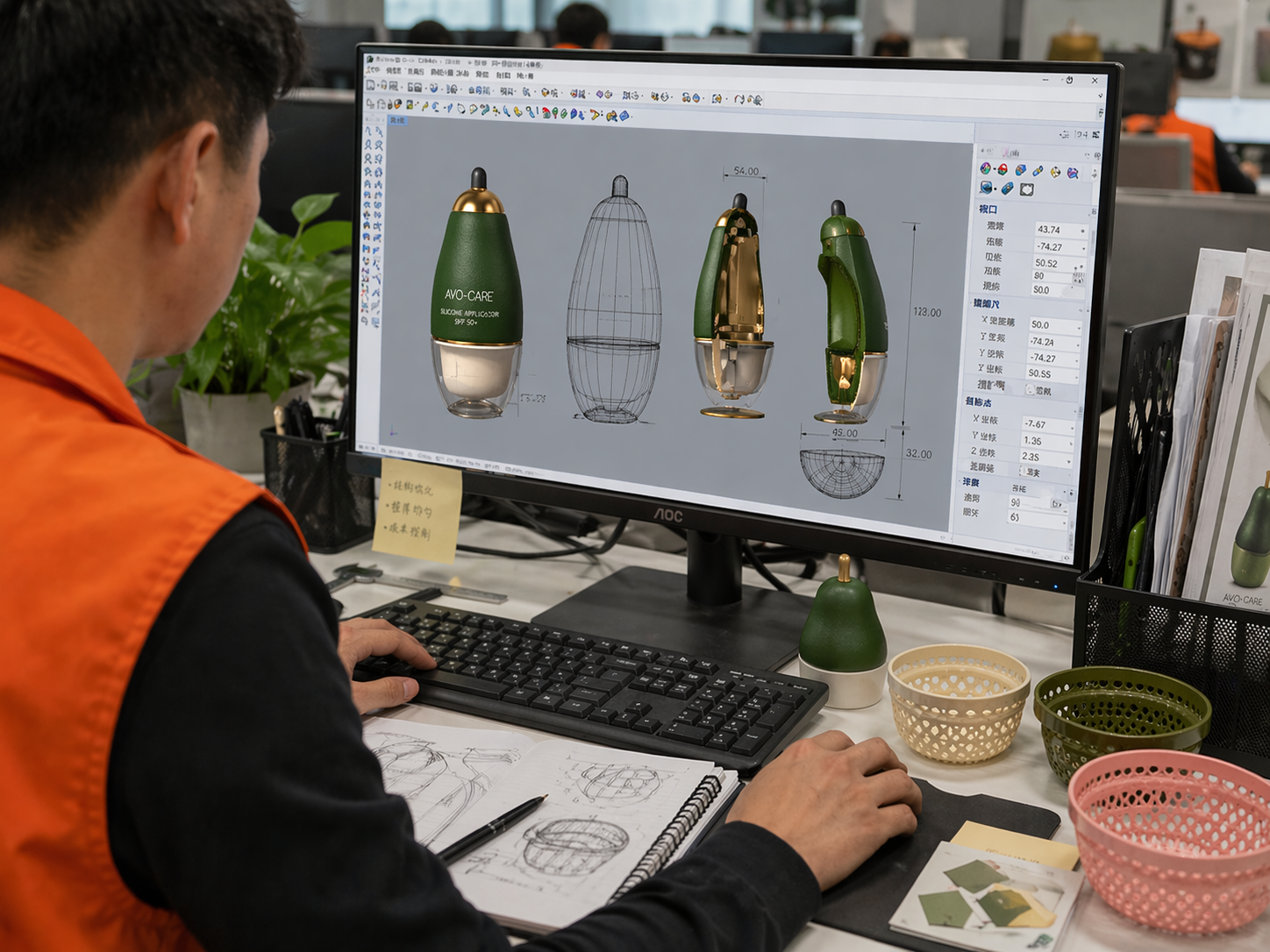 OEM silicone applicator sampling, packaging design, and production-ready development process