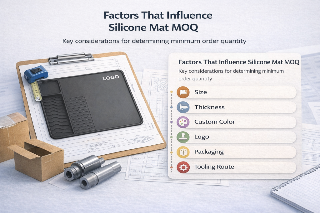factors that influence silicone mat MOQ