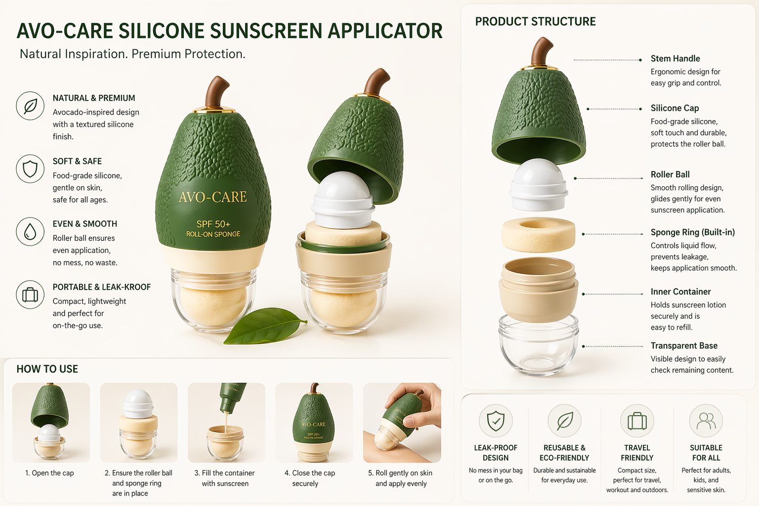 Pink silicone applicator standard product as inspiration for custom private-label OEM development