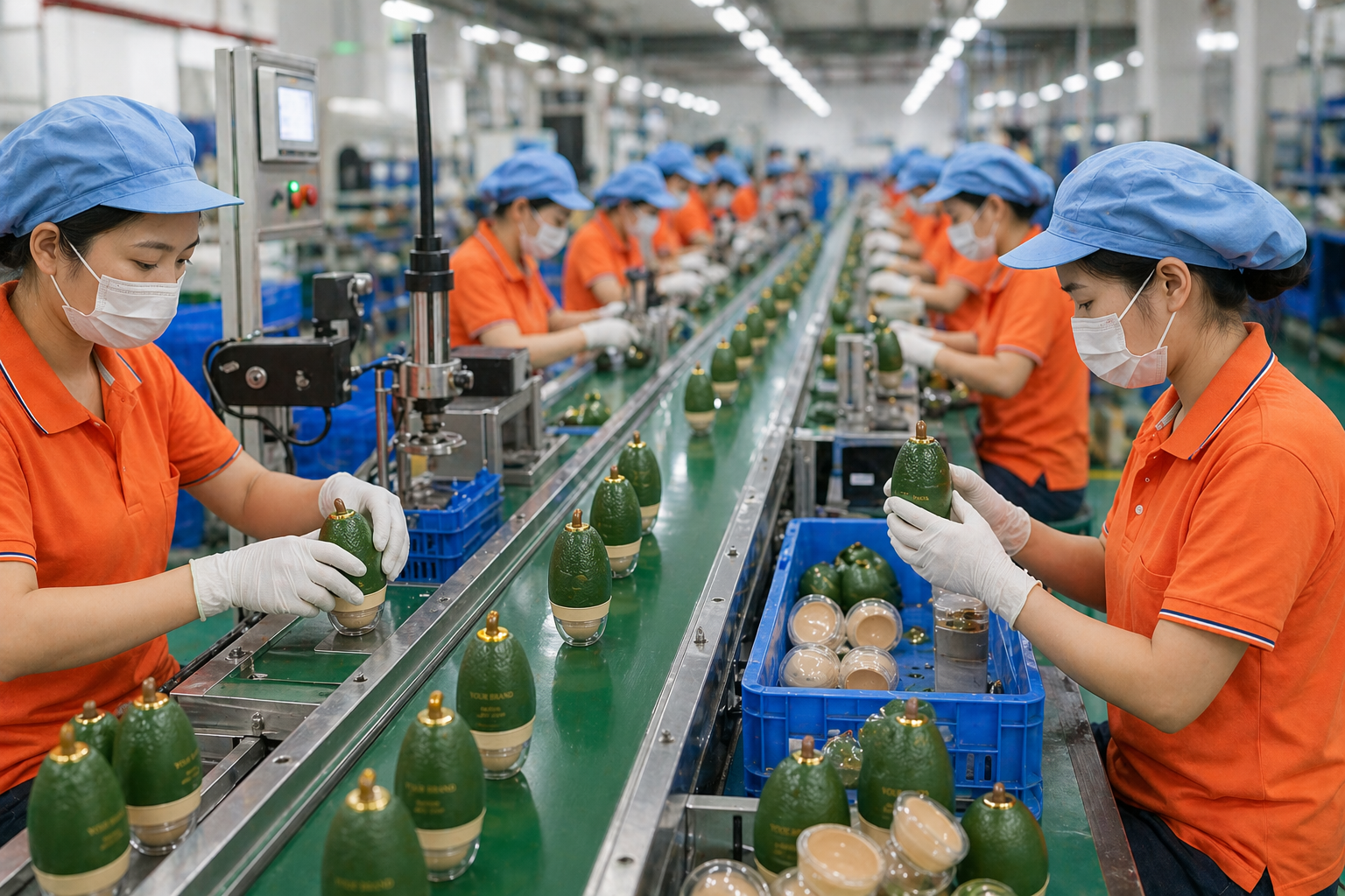 Silicone applicator factory production line for OEM manufacturing