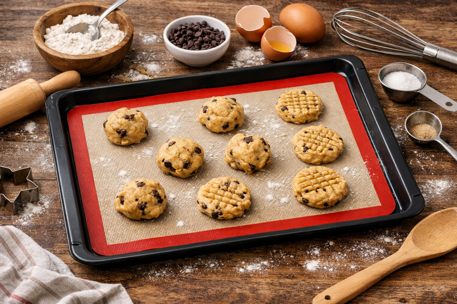 how to use silicone baking mat