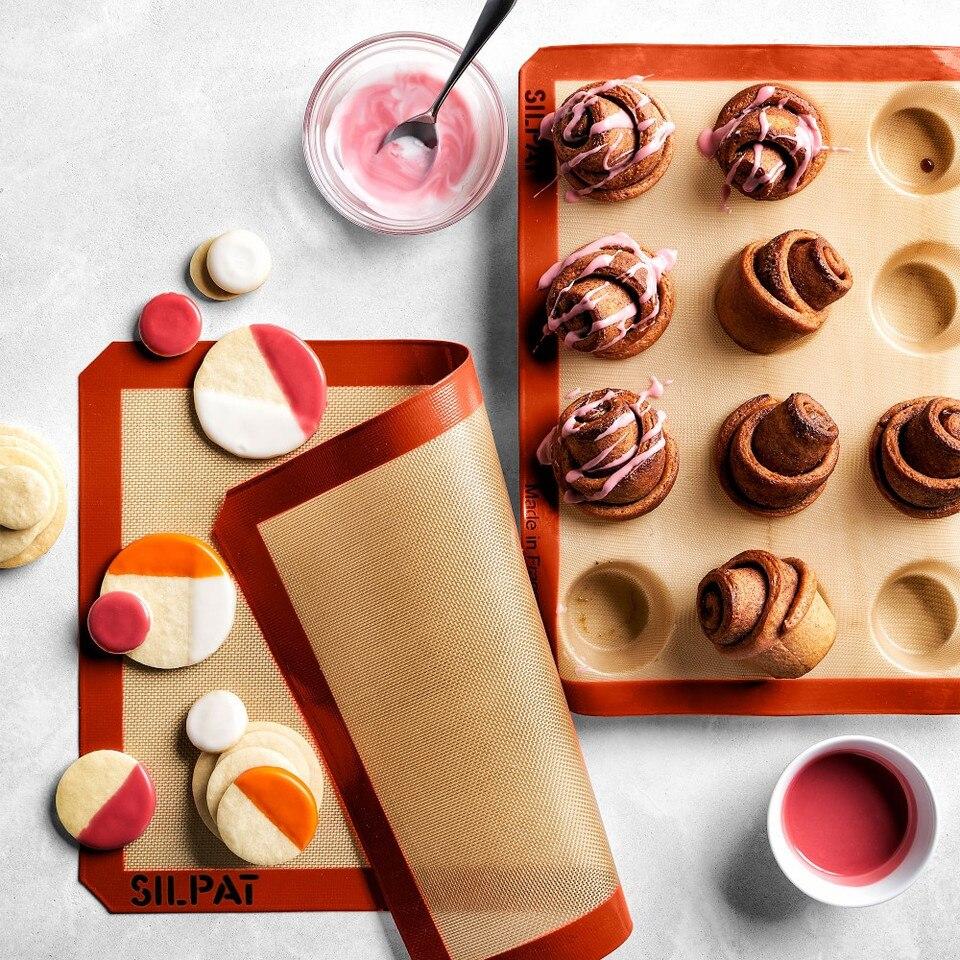 silicone baking mat for cookies and pastry use