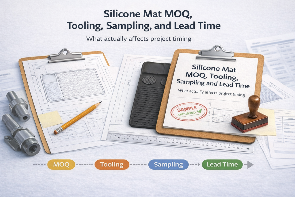 silicone mat MOQ tooling sampling and lead time guide