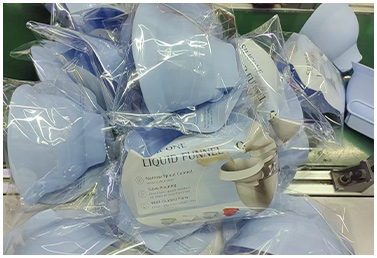 Private label silicone pour funnel packaging for OEM projects
