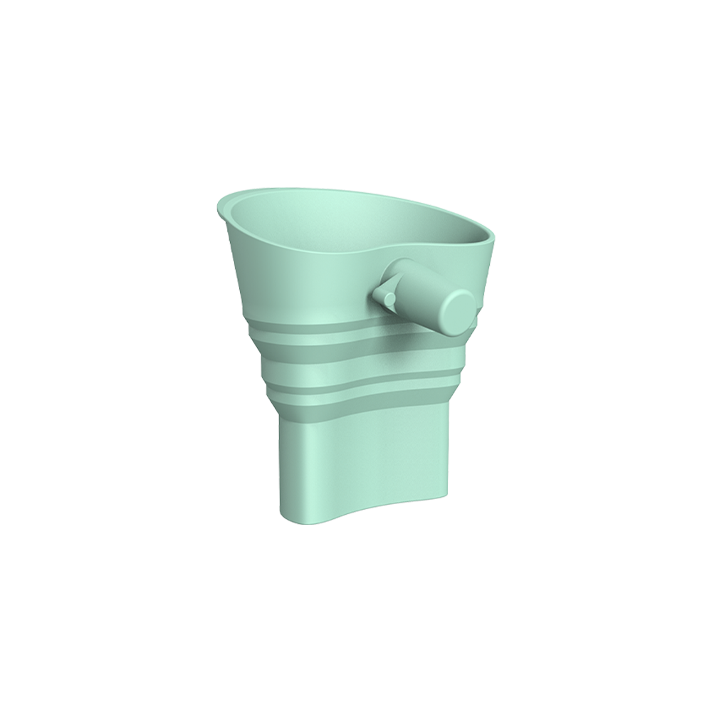 Silicone pour funnel for stand mixers