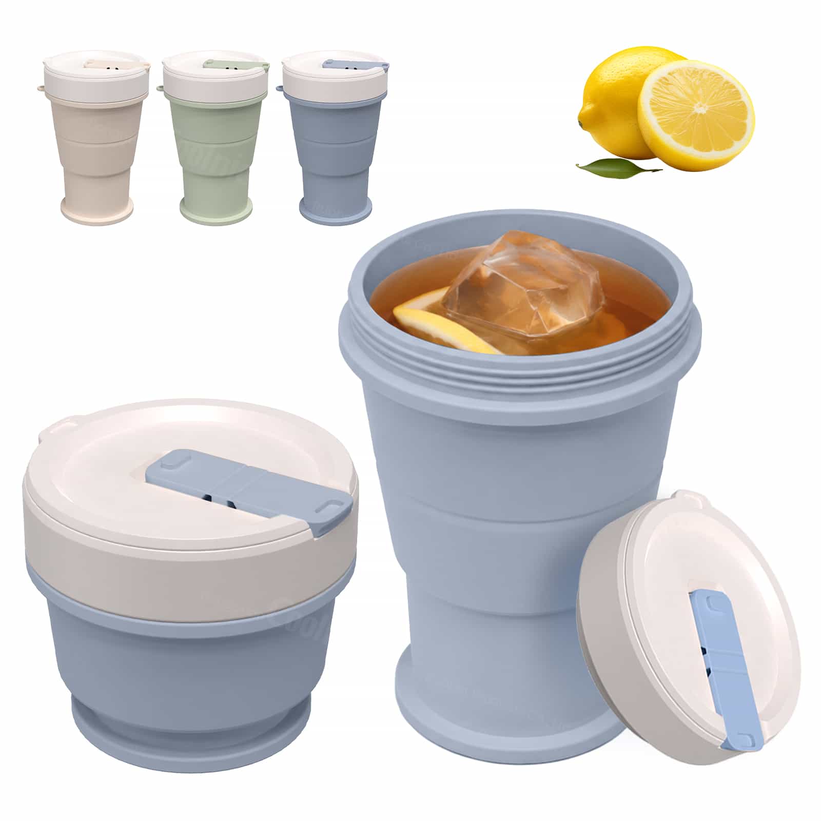 collapsible-silicone-ice-ball-cup-blue-iced-drink
