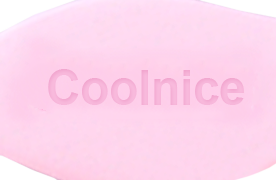 Coolnice logo texture detail on silicone eye makeup tool
