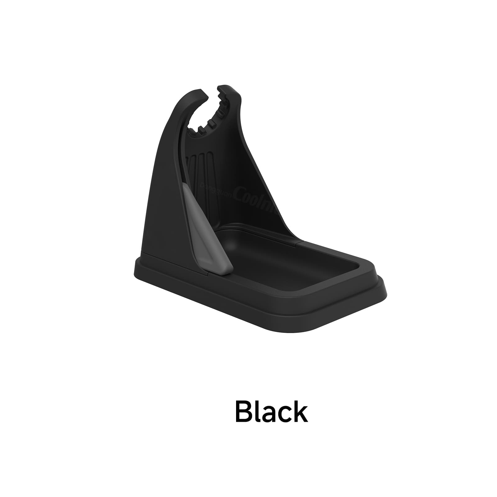 Black silicone stand mixer beater holder for kitchen countertop use