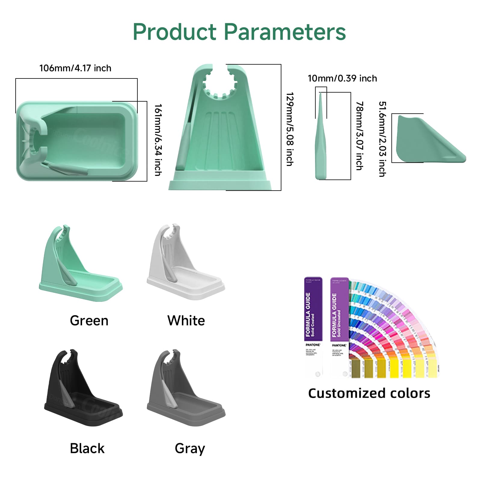 Silicone stand mixer beater holder size guide and custom color options