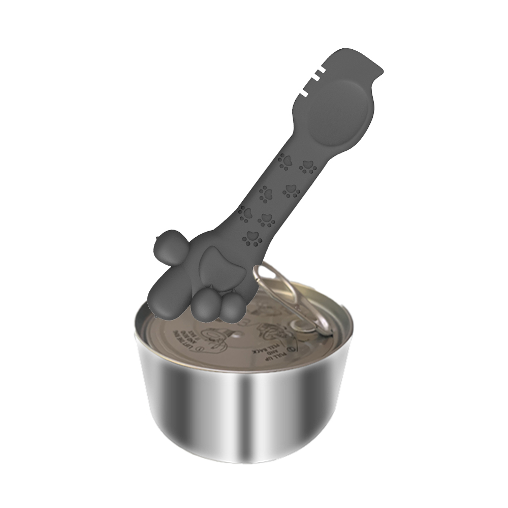 Grip tool lifting a pull tab on a canned container
